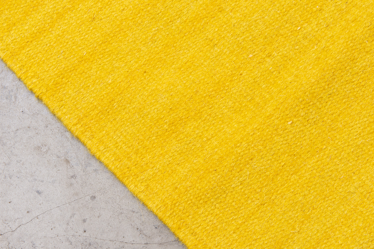 Large flat-weave wool rug