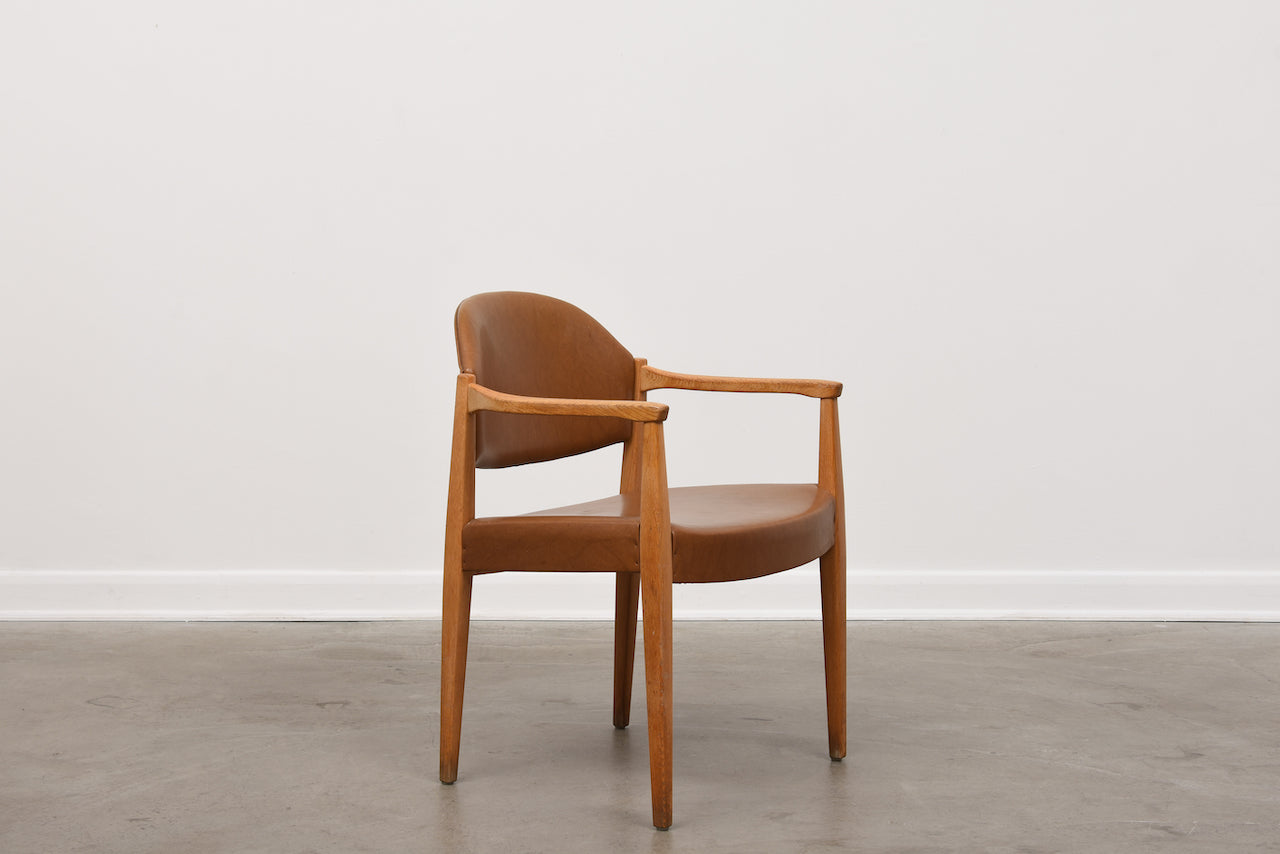 1960s Swedish oak armchair