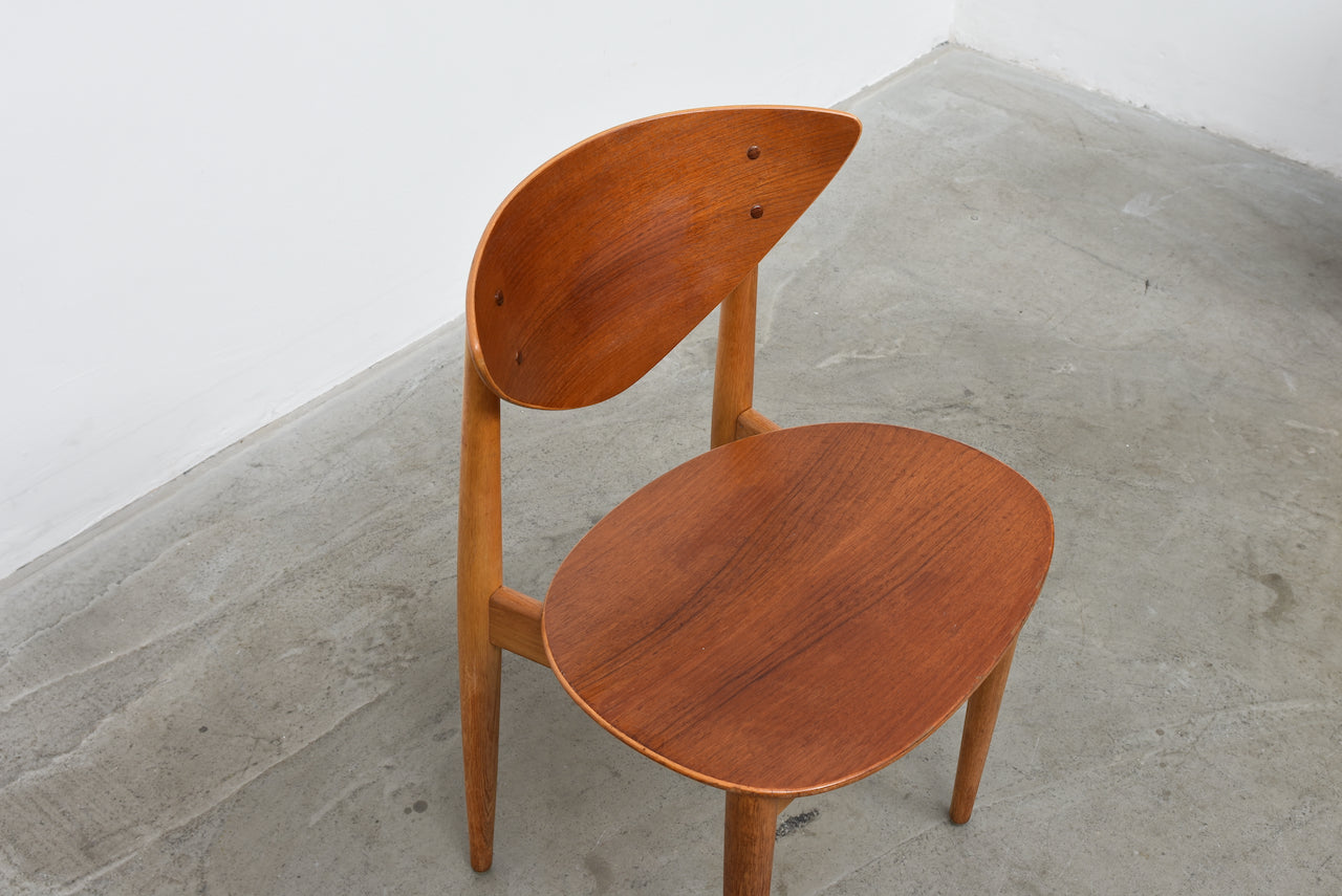Teak + oak chair by Peter Hvidt & Orla Mølgaard-Nielsen