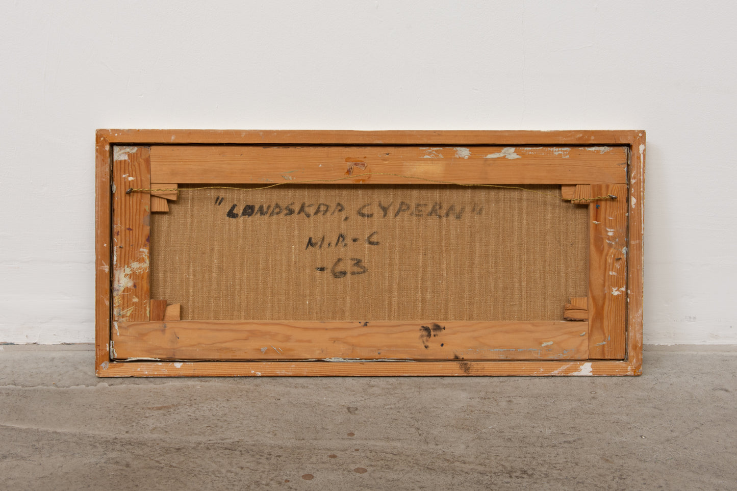 Oil painting by Mona Ridderstad-Cedergren