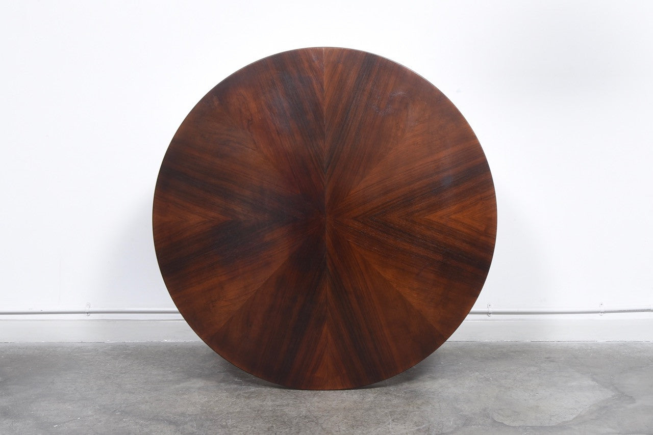 Extending dining table in rosewood