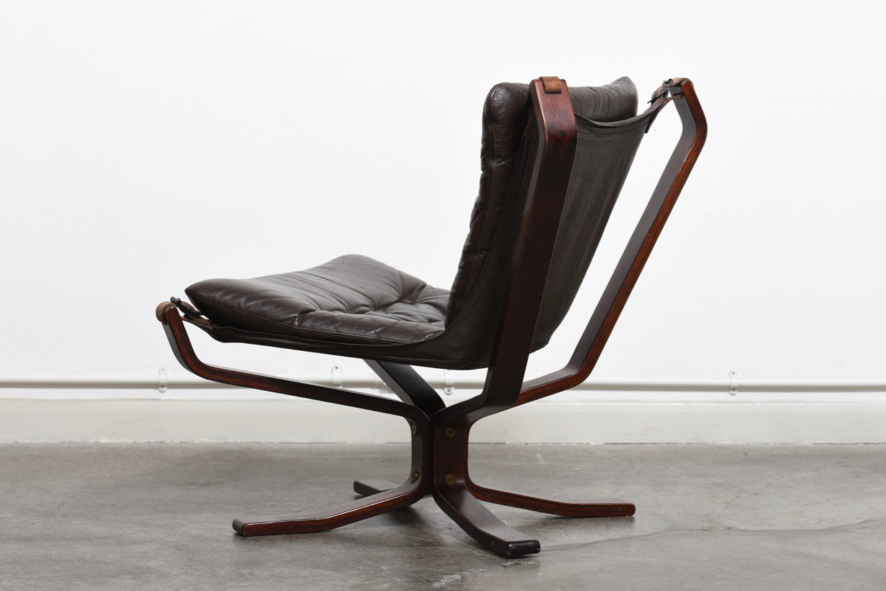 Two available: 1970s sling chairs