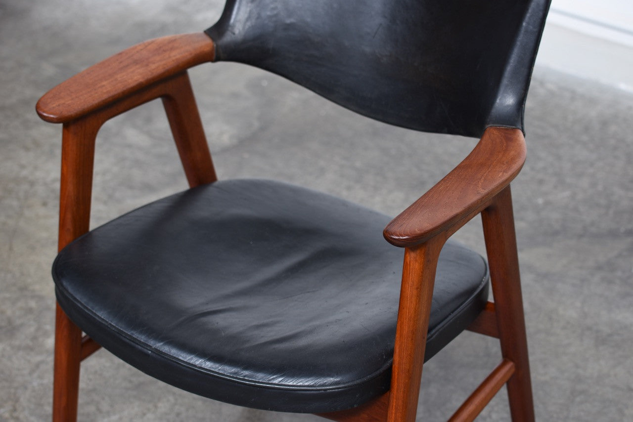 Teak armchair by Erik Kirkegaard no. 1