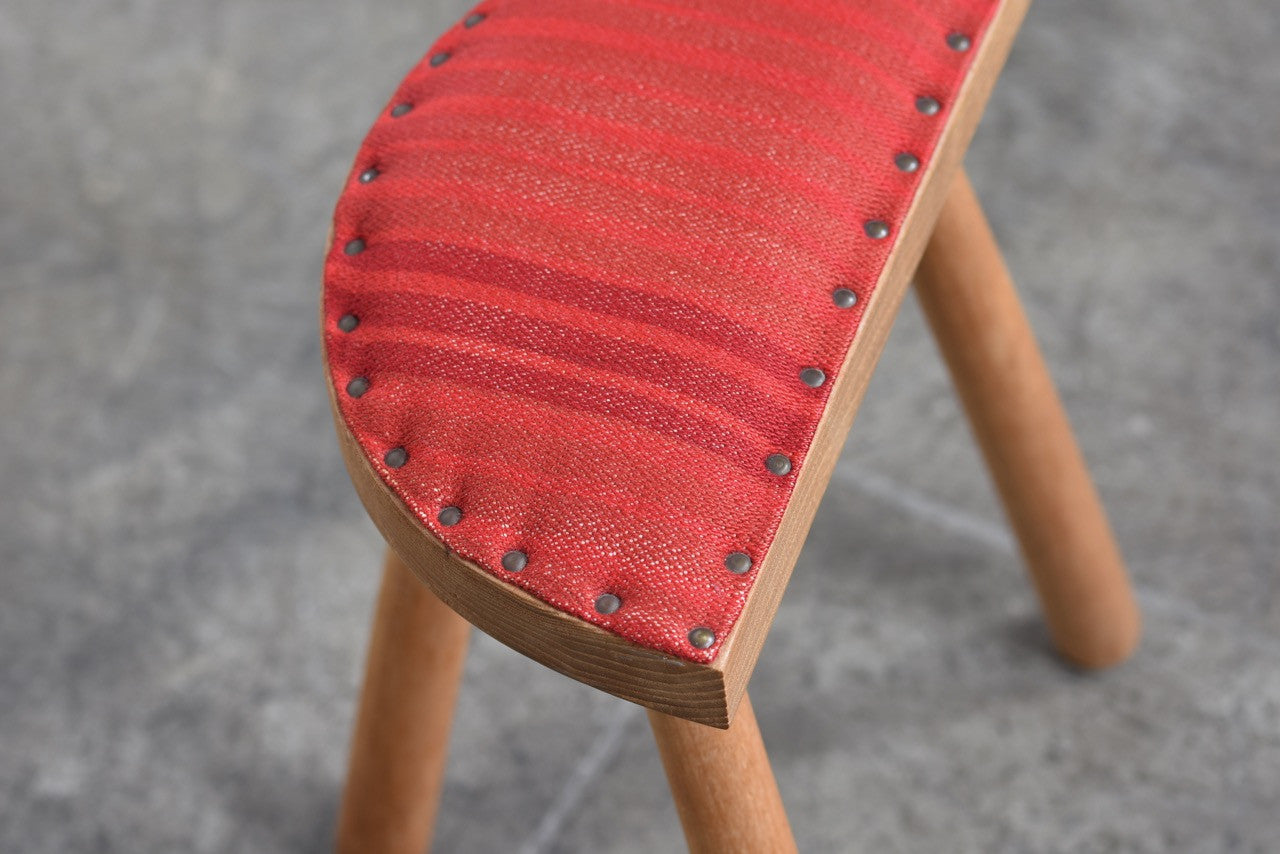 Two available: Oak milking stools