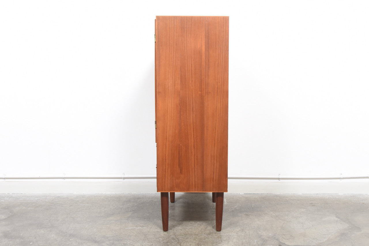 Teak storage cabinet