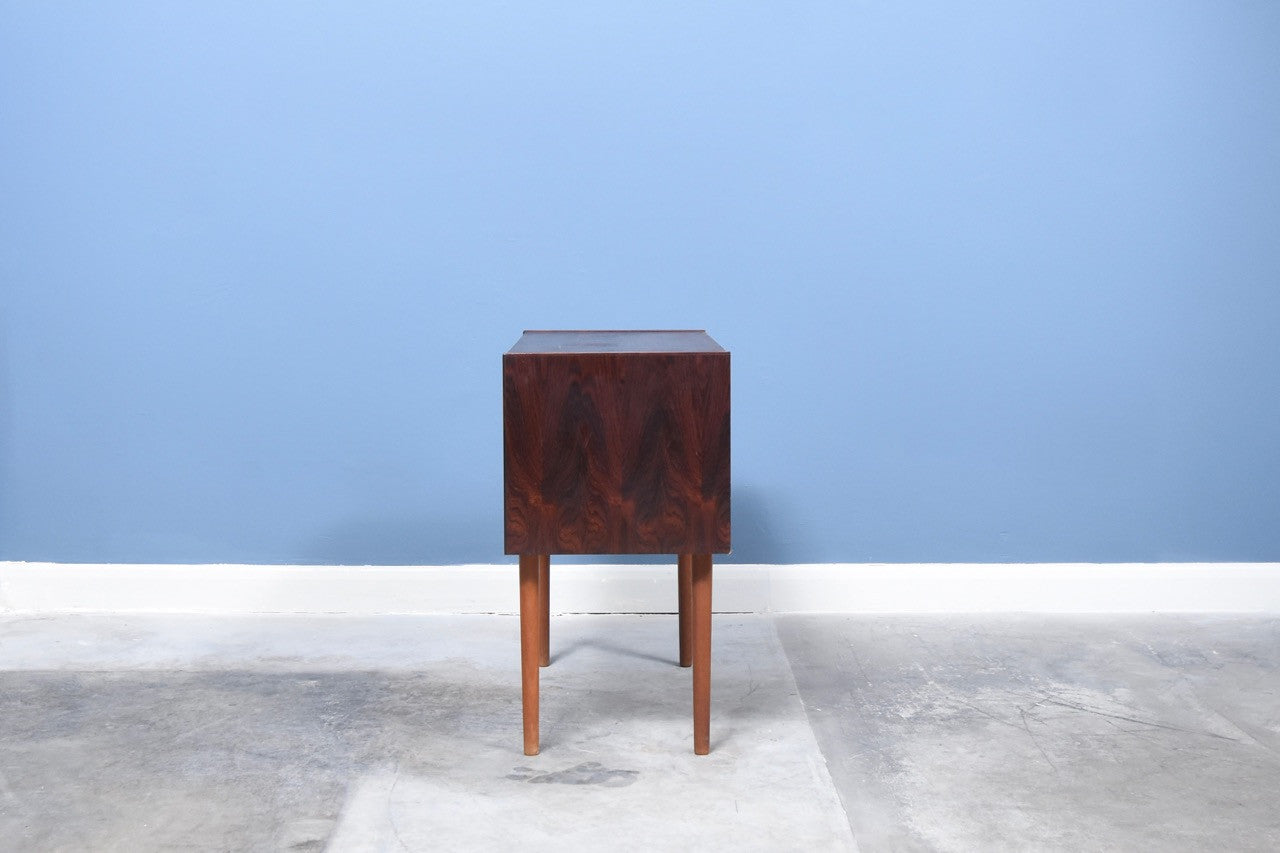 Small rosewood chest of drawers