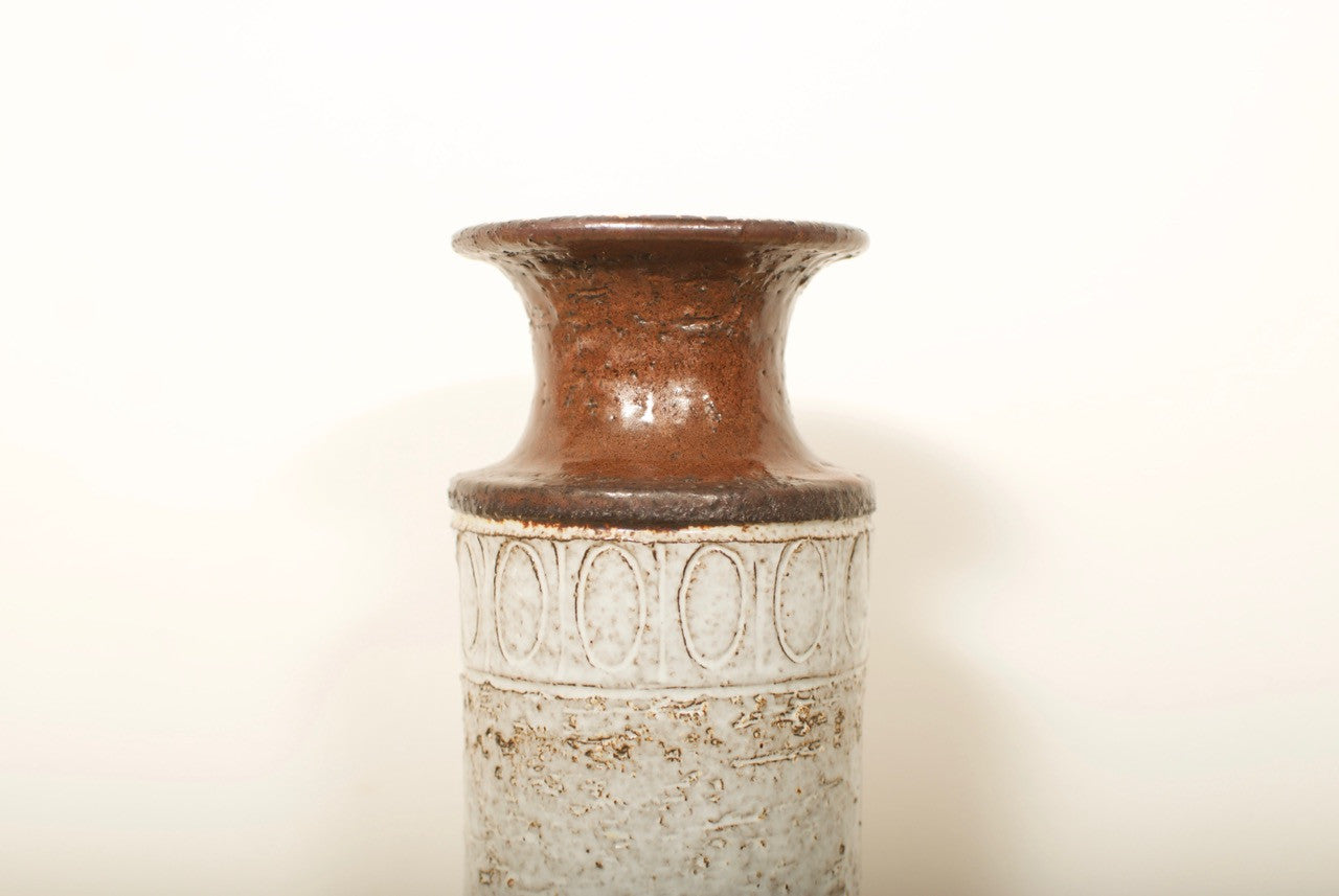 Unsigned stoneware vase