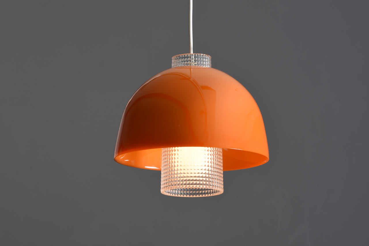 Glass ceiling pendant by Orrefors