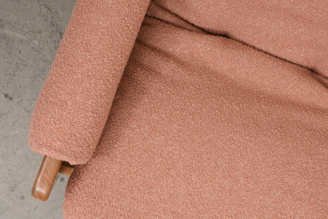 1960s lounger + foot stool by Yngve Ekström