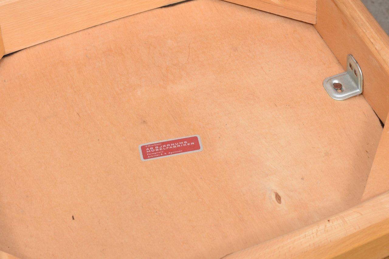 Set of dining chairs by E. K. Agustsson