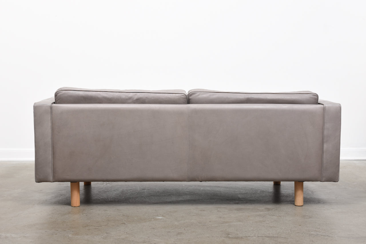 Leather sofa by Mogens Hansen