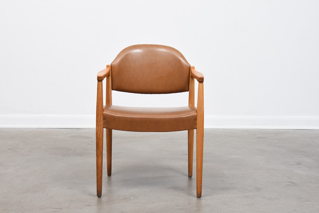 1960s Swedish oak armchair