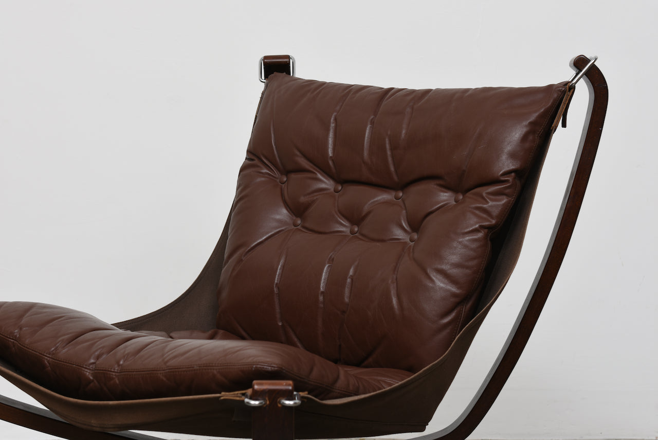 1970s Falcon chair by Sigurd Ressell