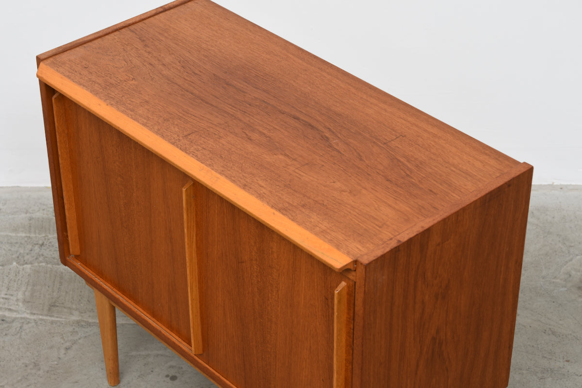 Short teak sideboard