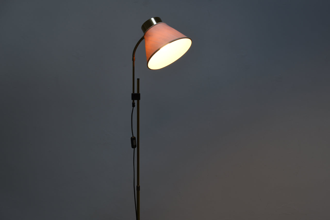 1960s brass floor lamp