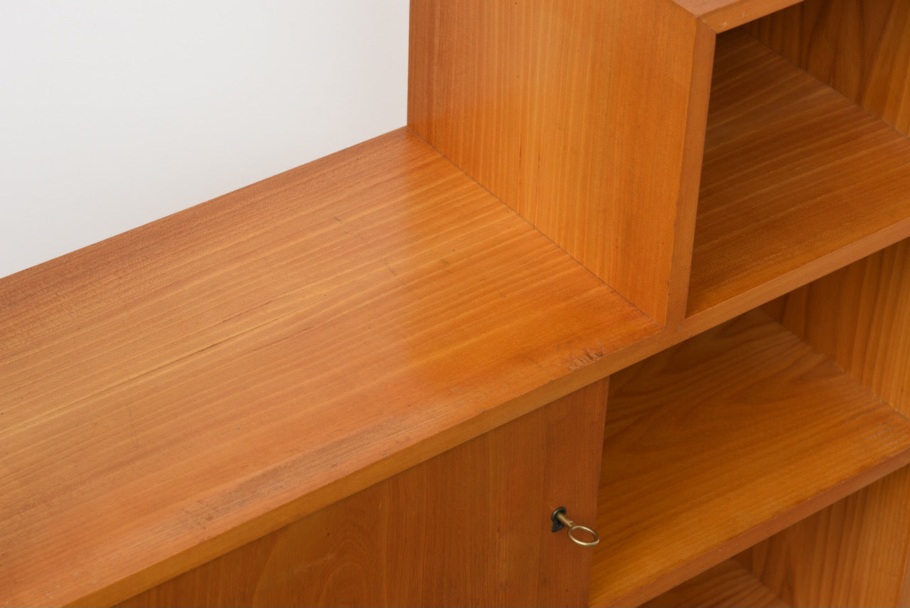 1930s Swedish birch bookcase