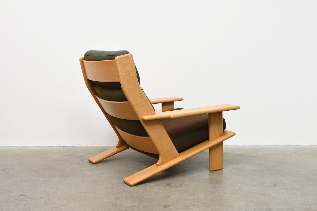 Includes new upholstery: 1970s 'Pele' lounger by Esko Pajamies