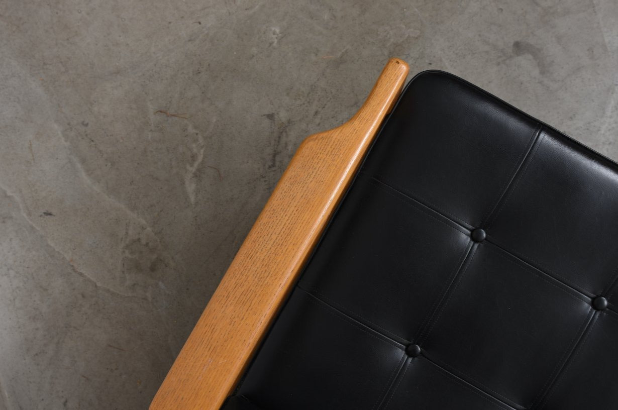 1960s Swedish three seater in oak