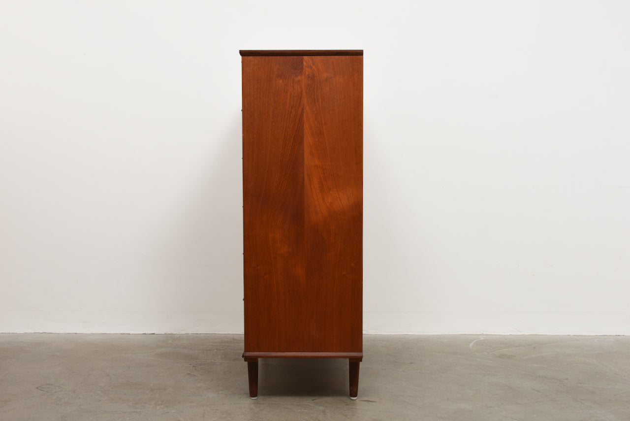 Teak chest of drawers with lipped handles no. 3