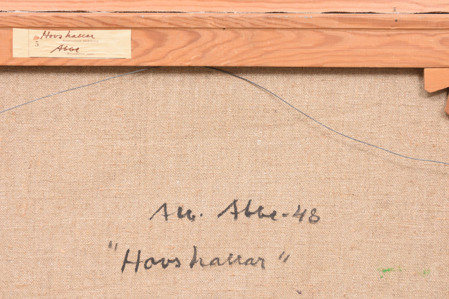 Oil painting by Albert Abbe