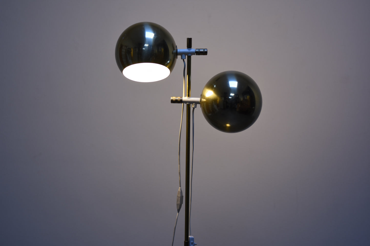 1960s brass floor lamp by Hemi