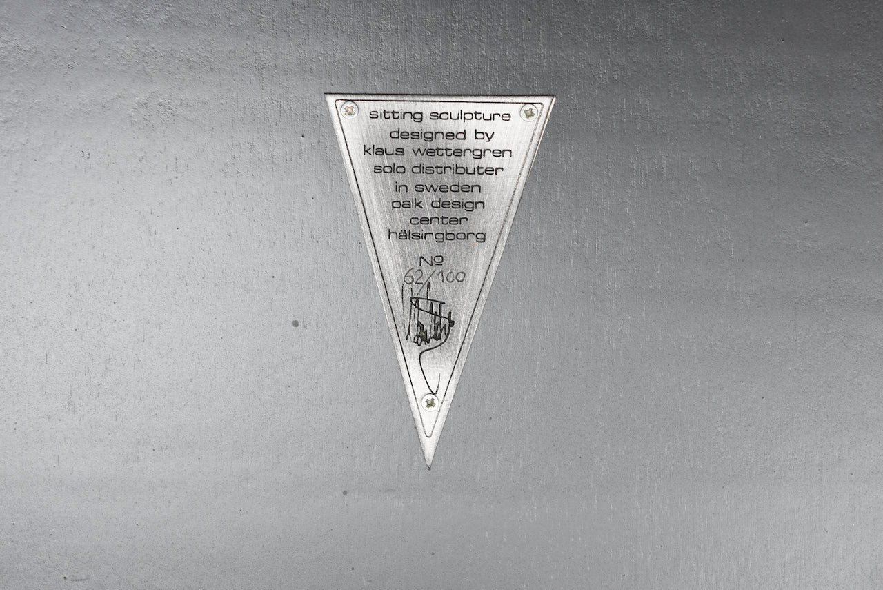 1980s 'Sitting Scultpure' chair by Klaus Wettergren