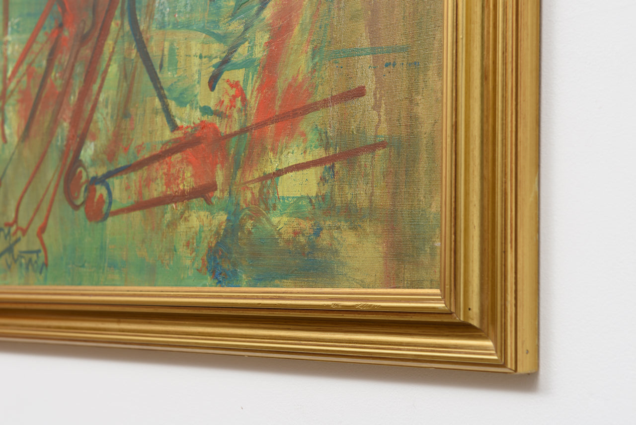 Vintage oil painting