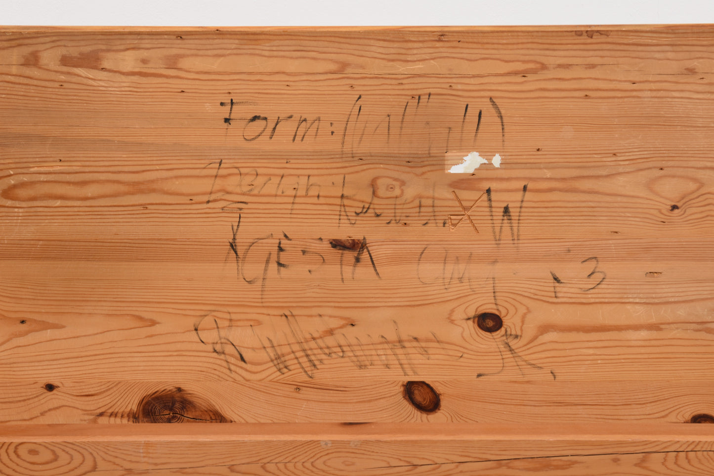 1970s pine dining table by Roland Wilhelmsson