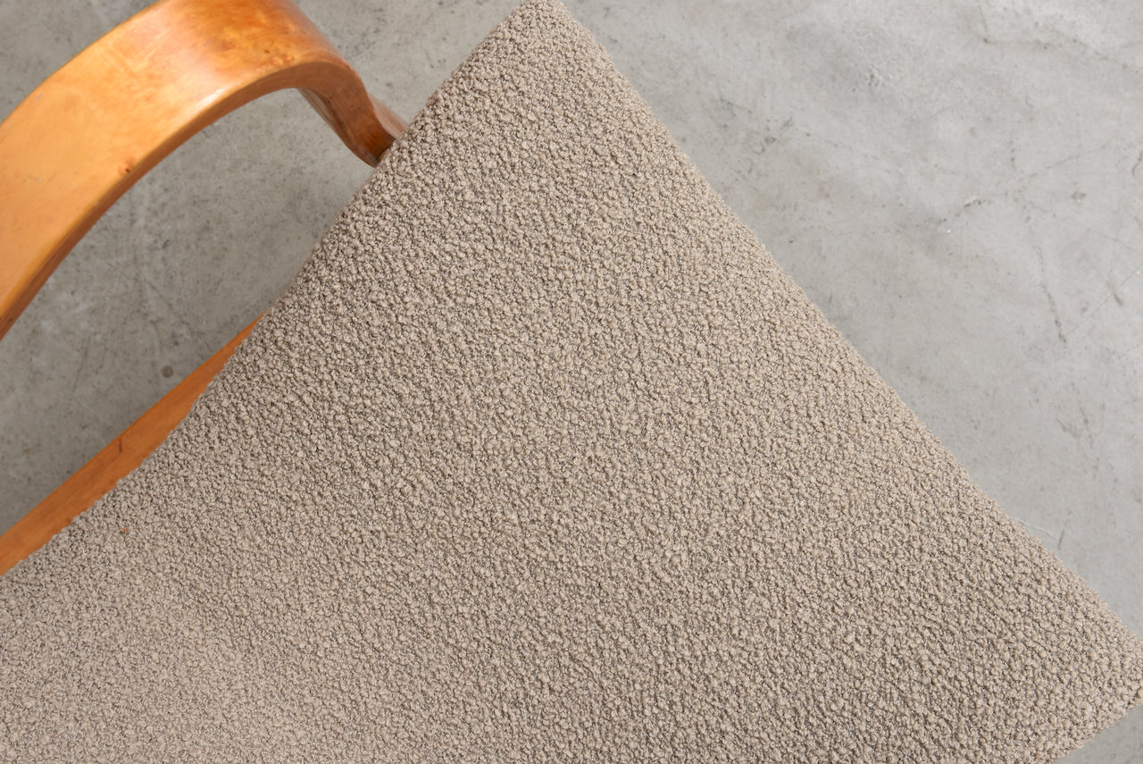 1940s birch lounger by Gustaf Axel Berg