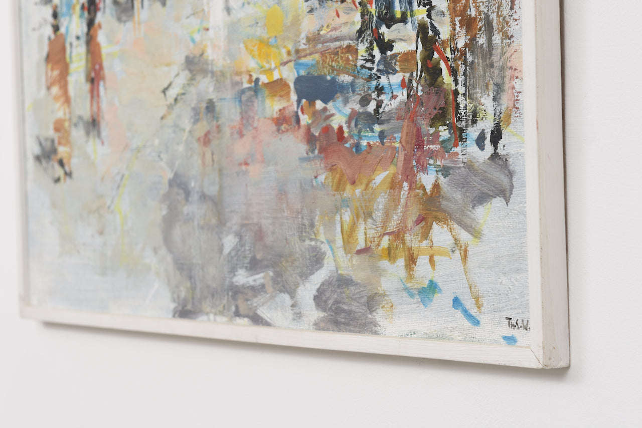 Vintage oil painting of Marrakesh