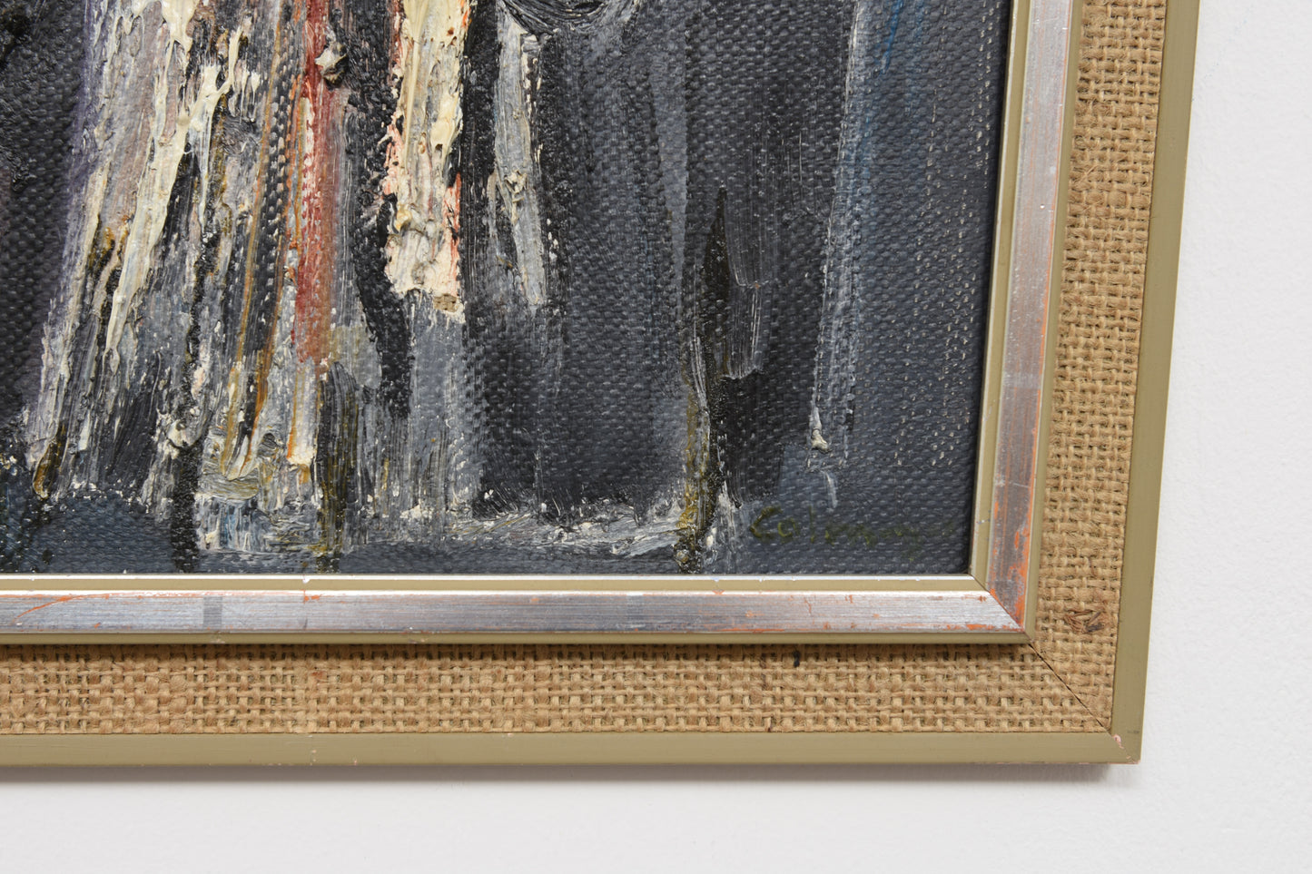 Oil painting by Gösta Calmeyer