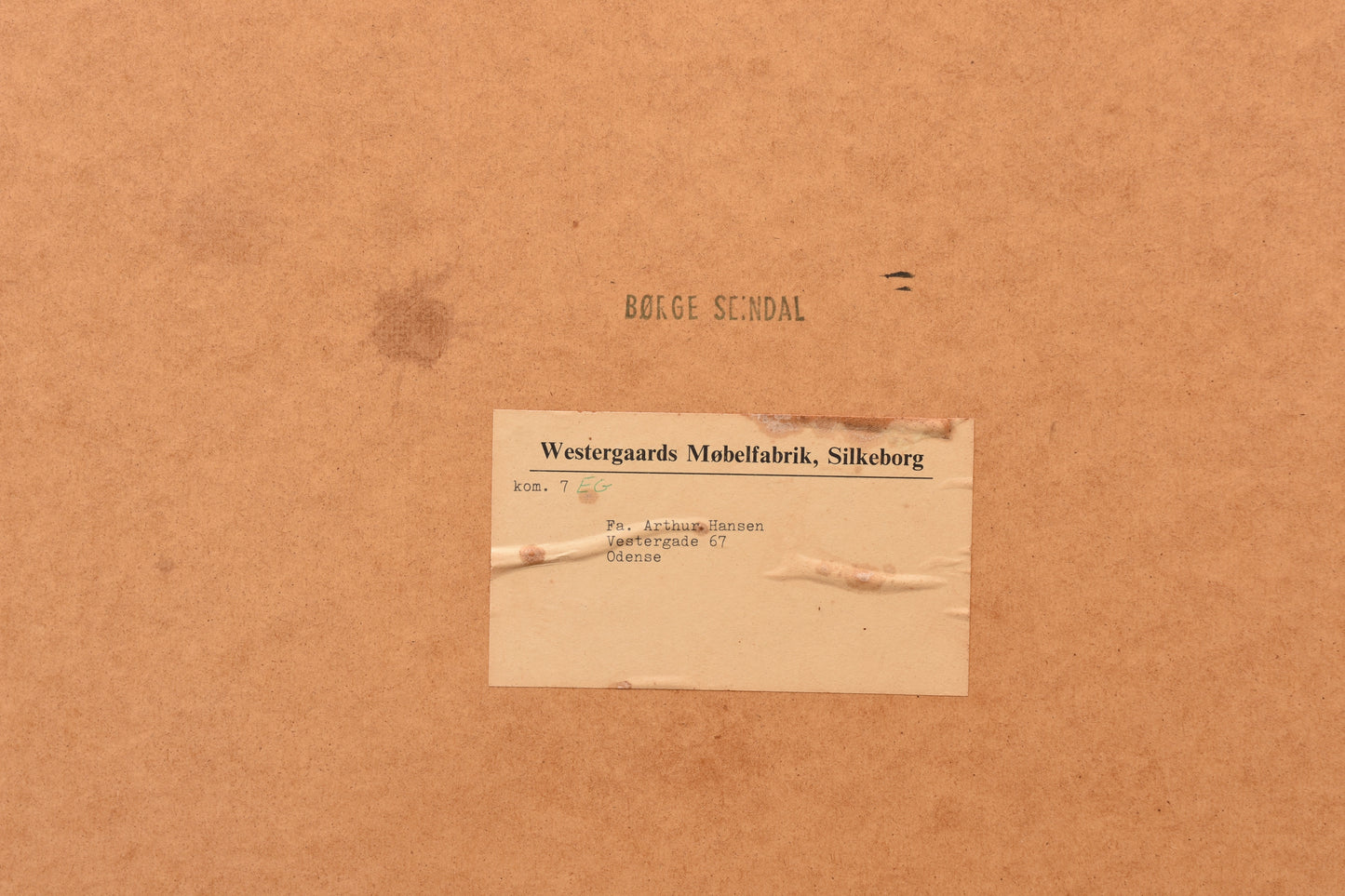 1960s oak chest by Westergaards Møbelfabrik