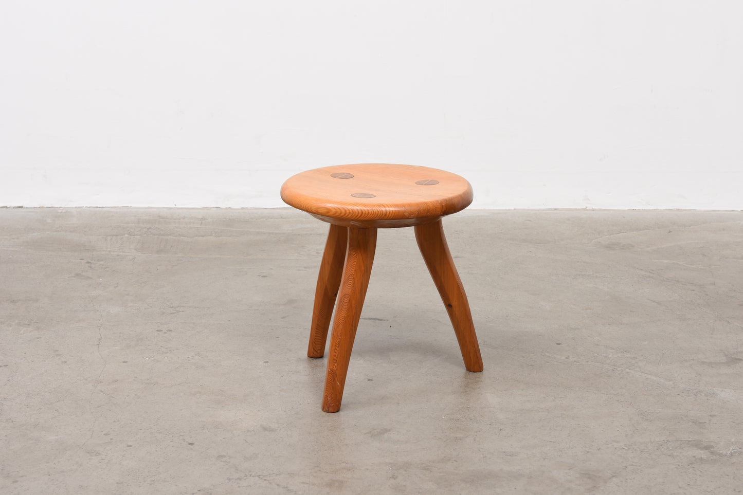 1970s Swedish pine stool