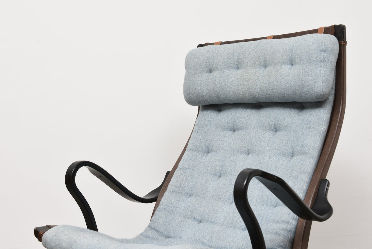 1970s 'Pernilla' lounger by Bruno Mathsson