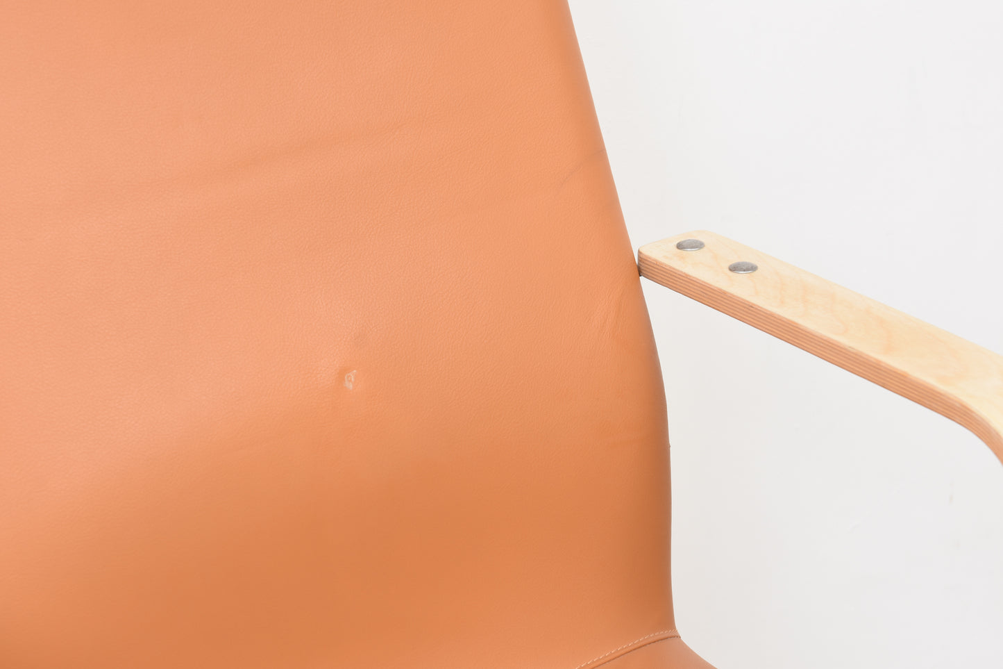 Leather desk chair by Yrjö Kukkapuro