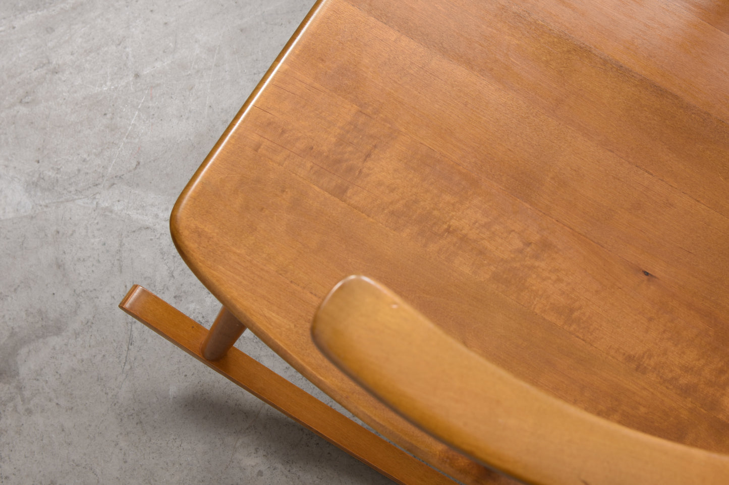 1960s Swedish beech rocking chair