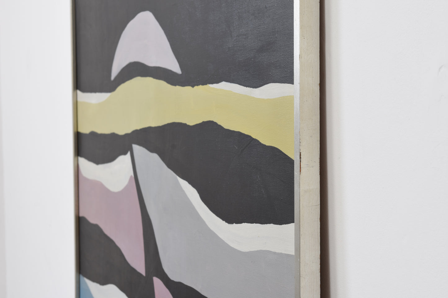 Vintage oil painting on canvas