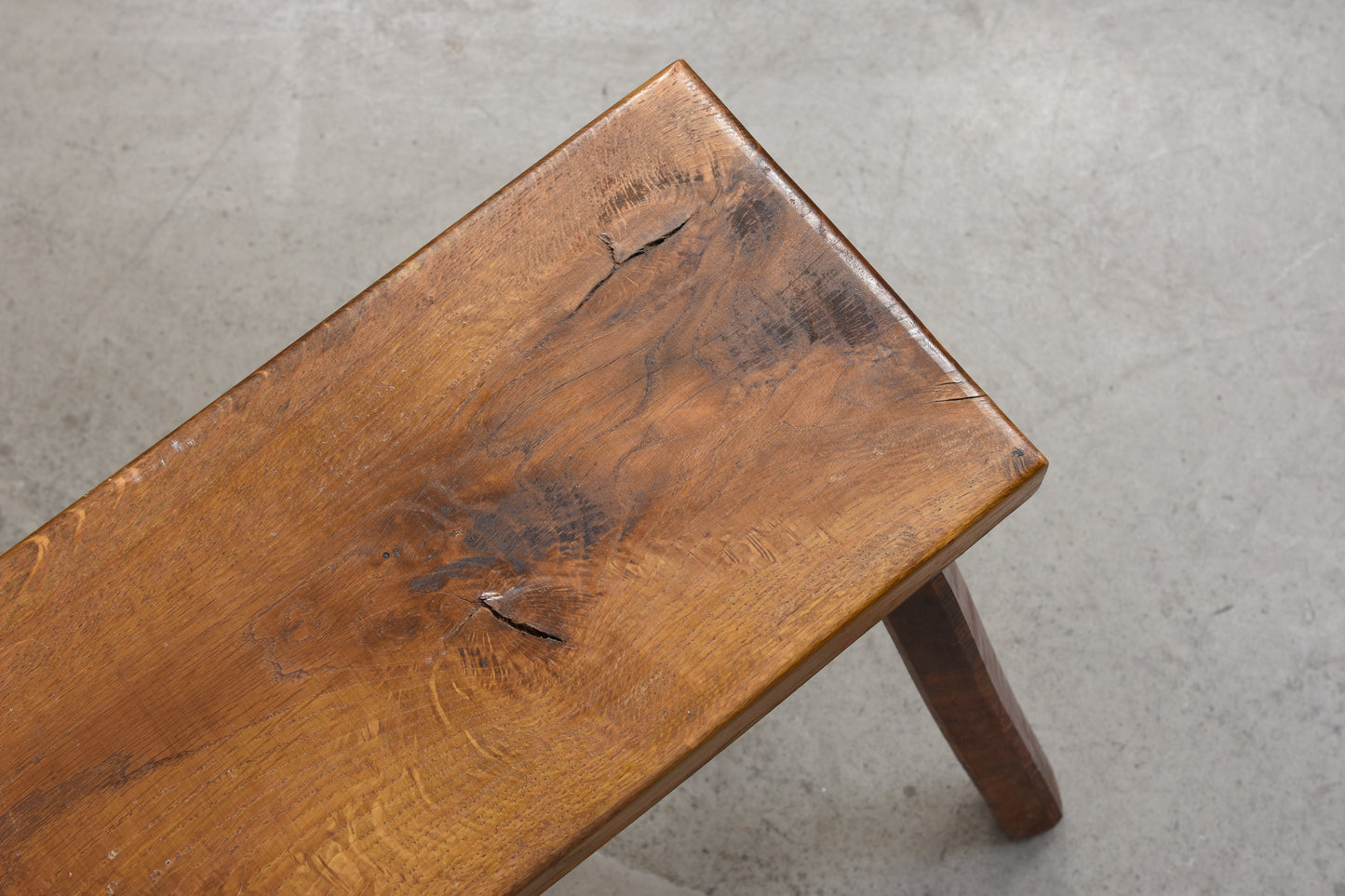 1960s oak milking stool