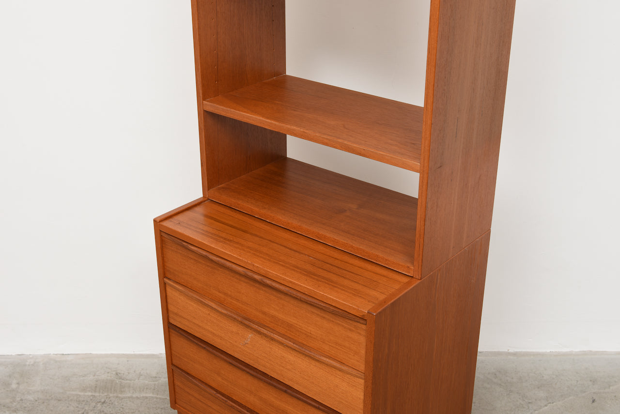 Two available: 1960s teak storage cabinets