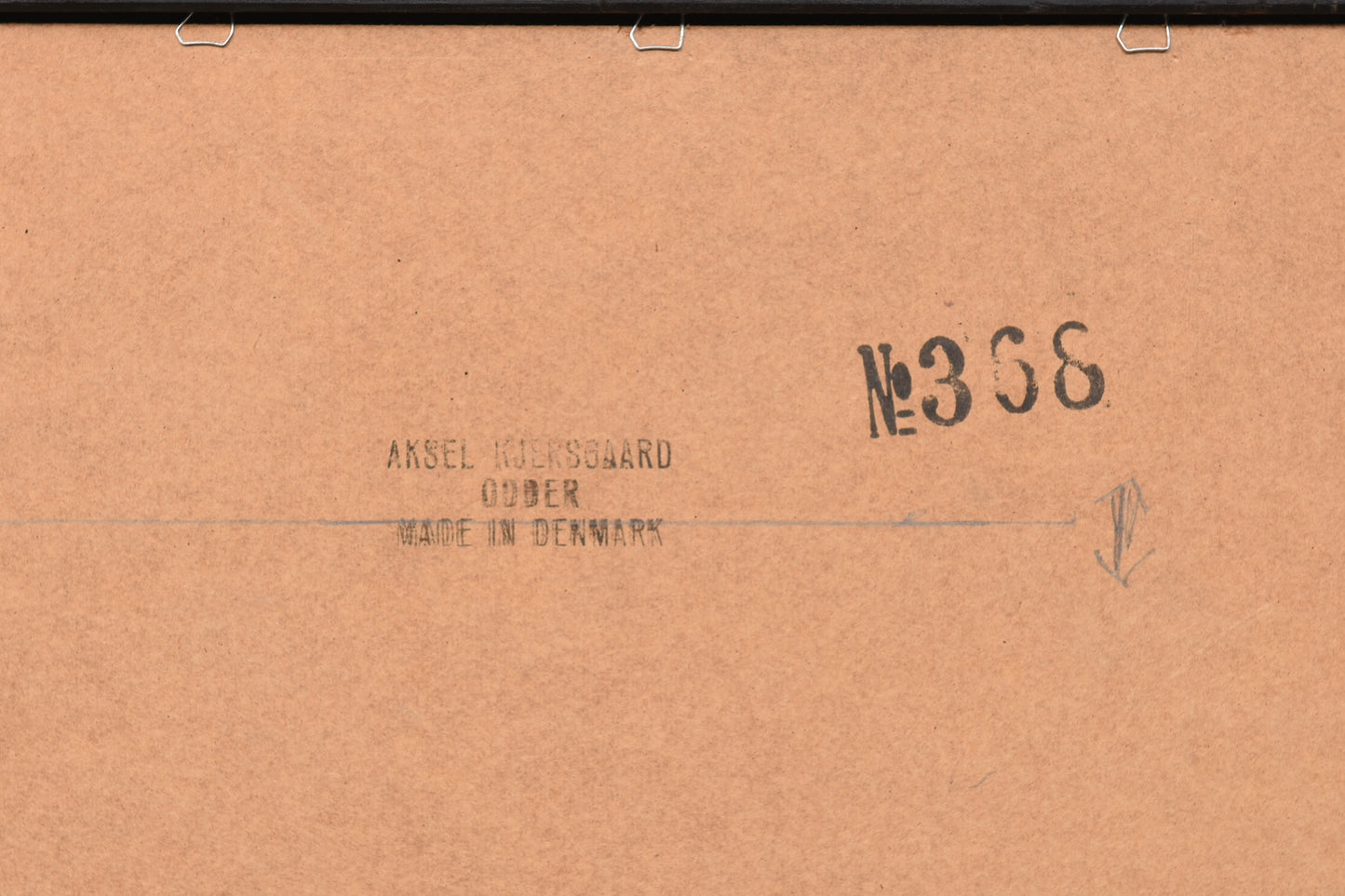 Large rosewood mirror by Aksel Kjærsgaard