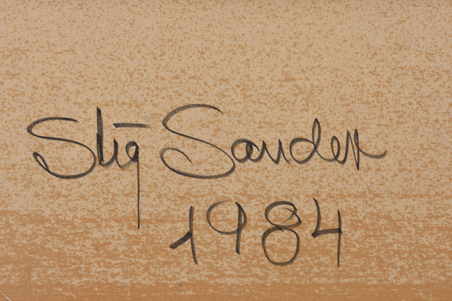 Oil painting by Stig Sander