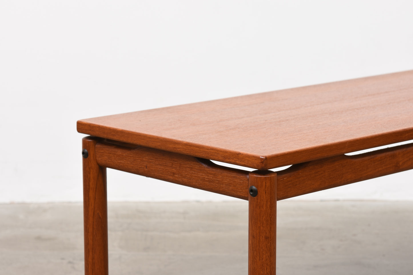 Teak coffee table/bench by HMB Möbler