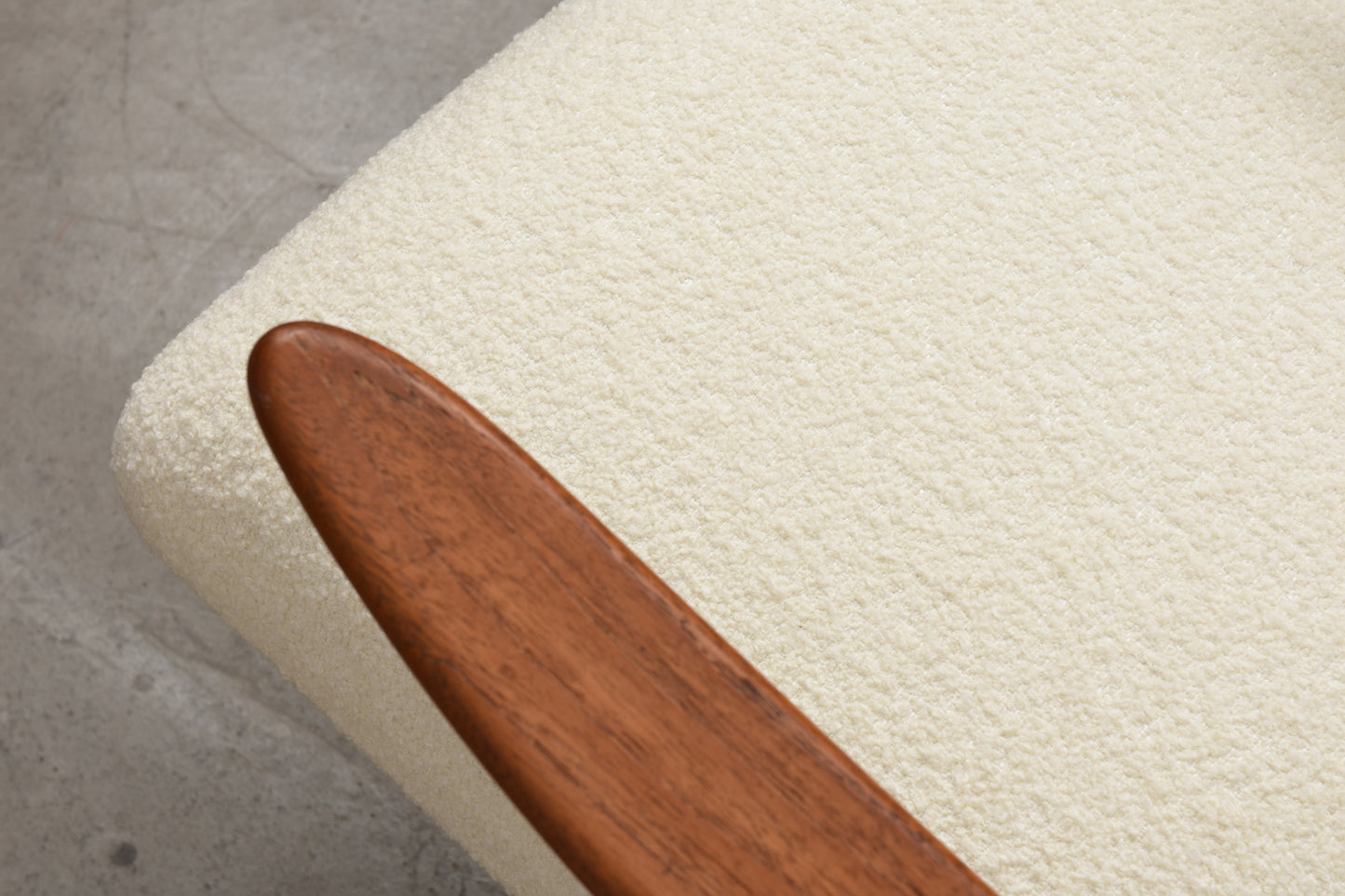 Teak + oak occasional chair by Arne Hovmand-Olsen