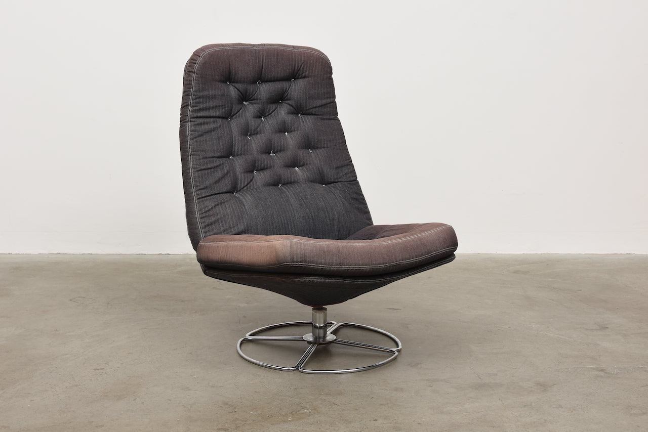 1970s Swedish swivel chair