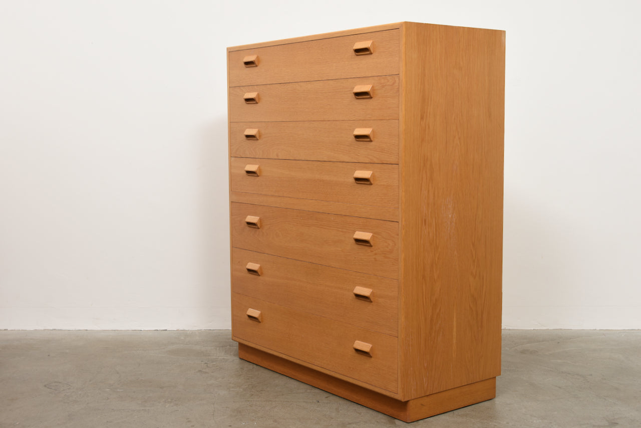 Oak chest of drawers by Børge Mogensen