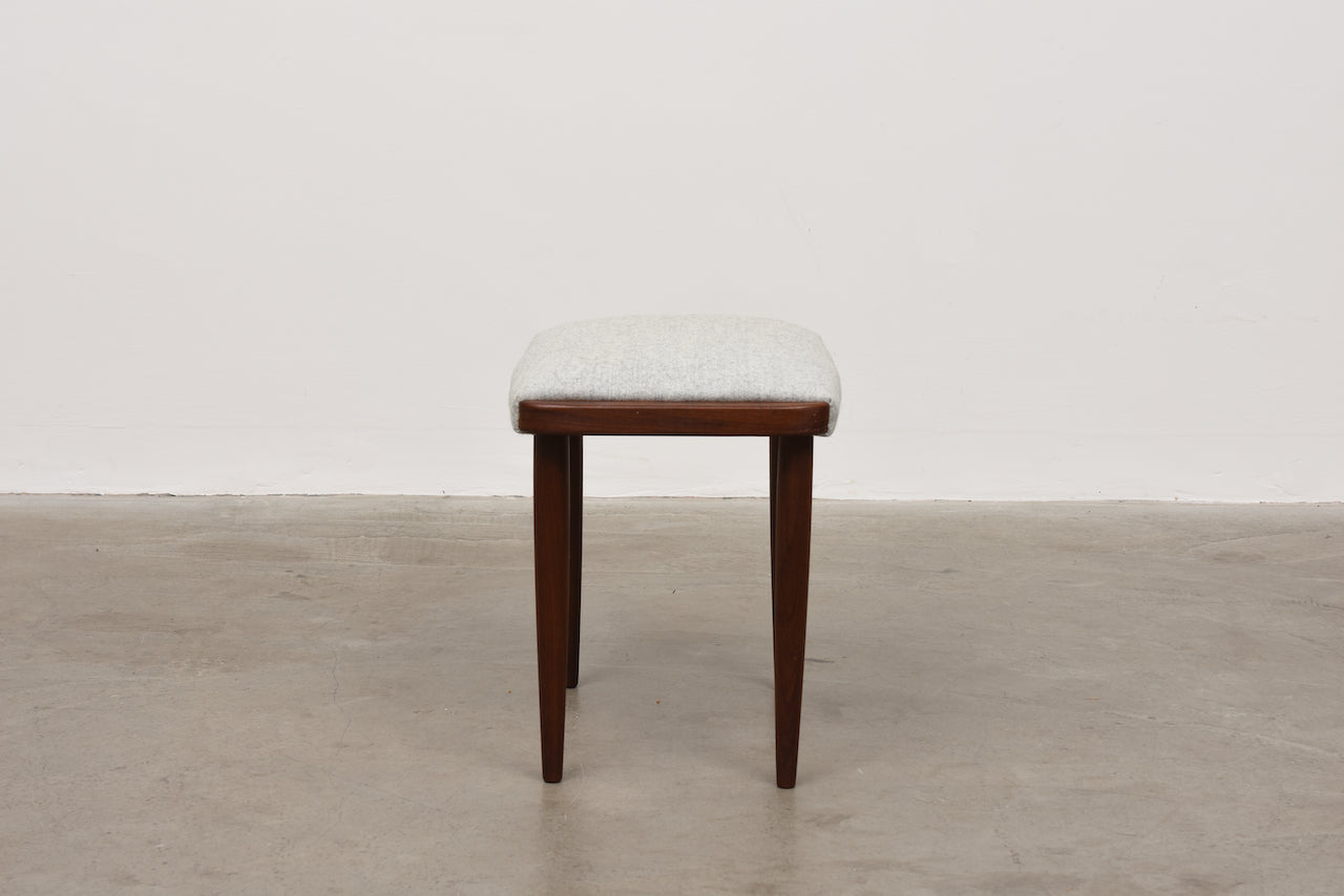 1960s teak foot stool