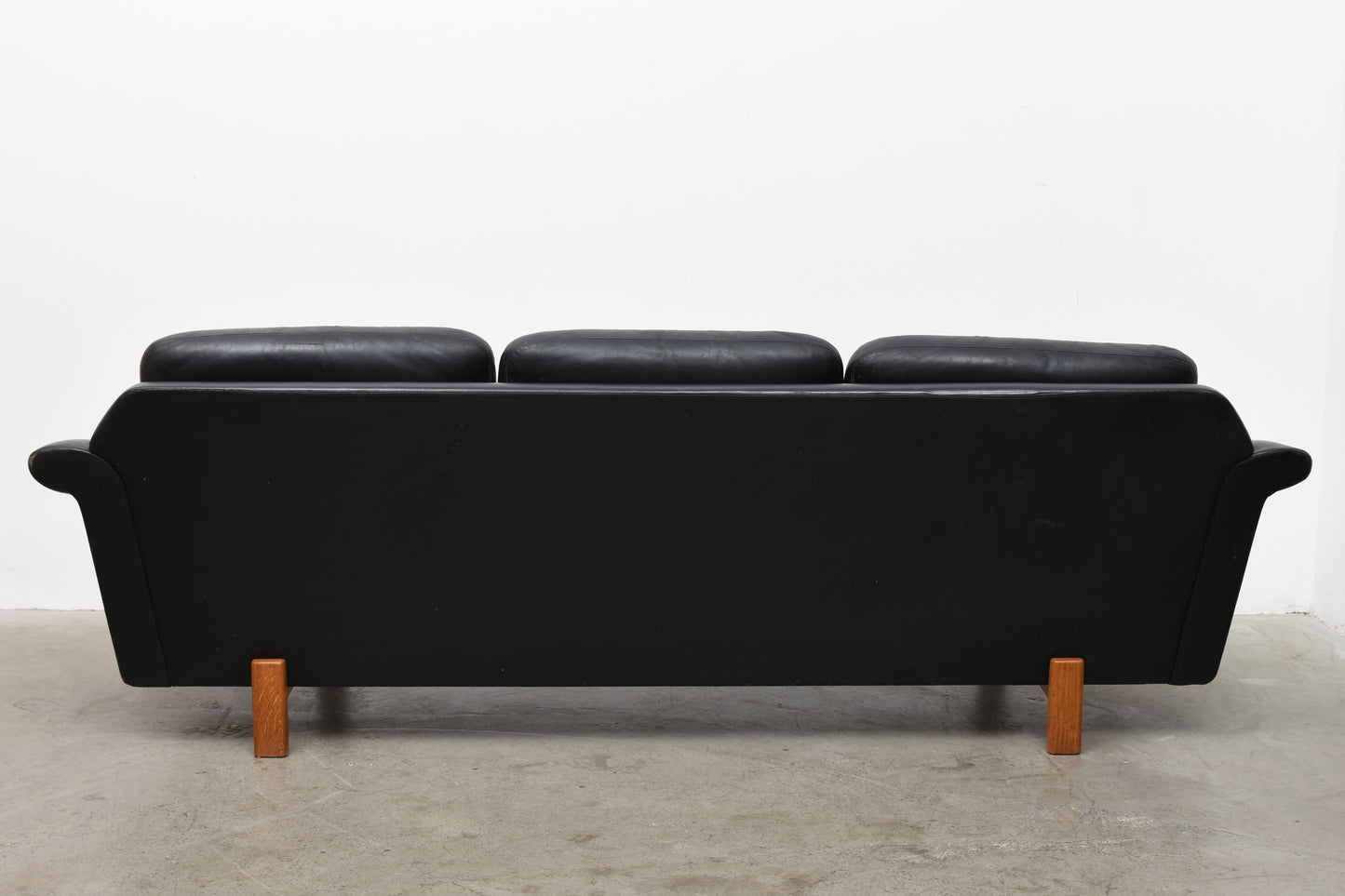 1960s leather three seater