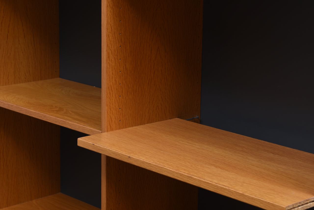 1970s Danish oak bookshelf
