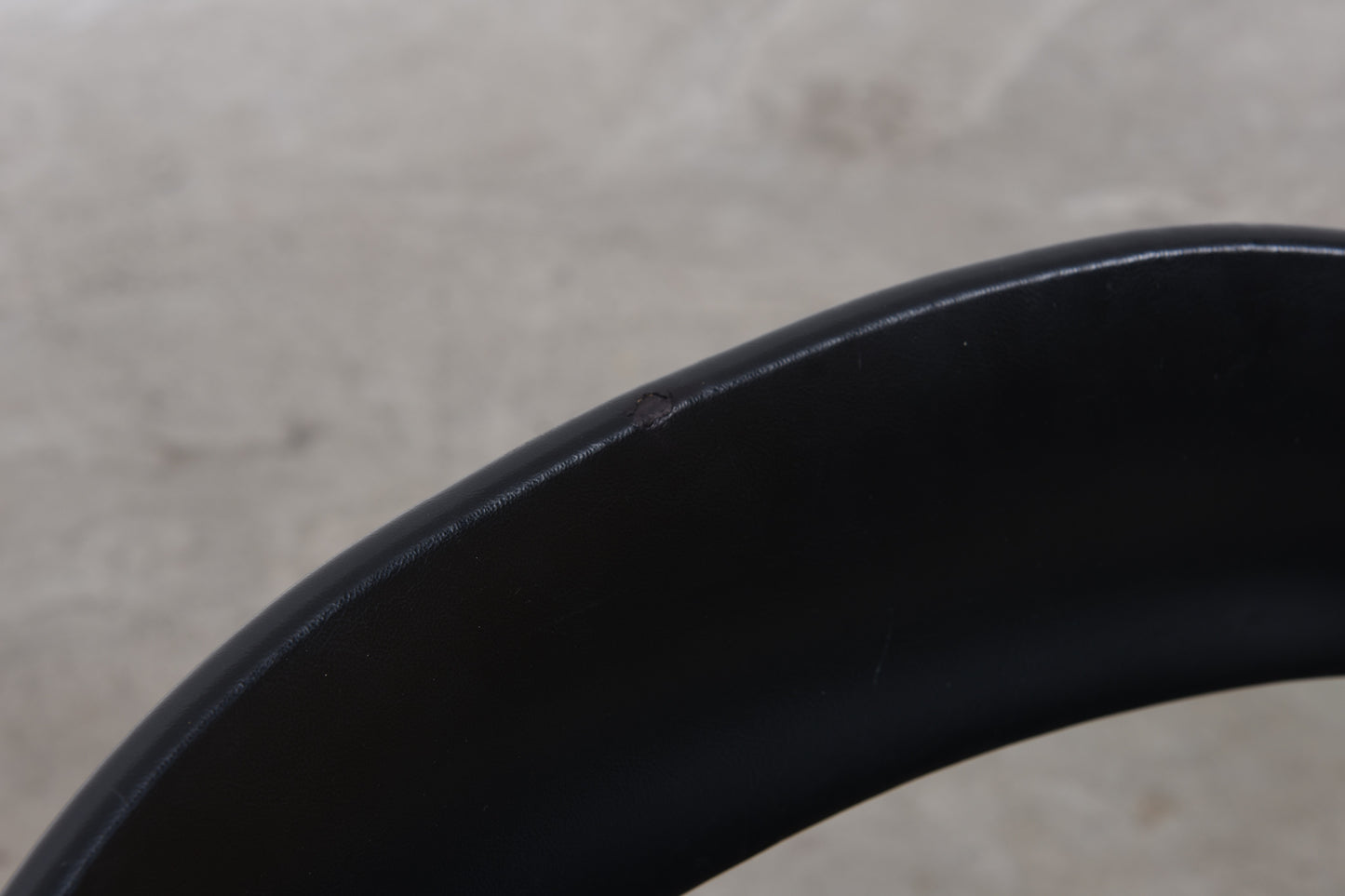 1960s Swedish teak + vinyl chair