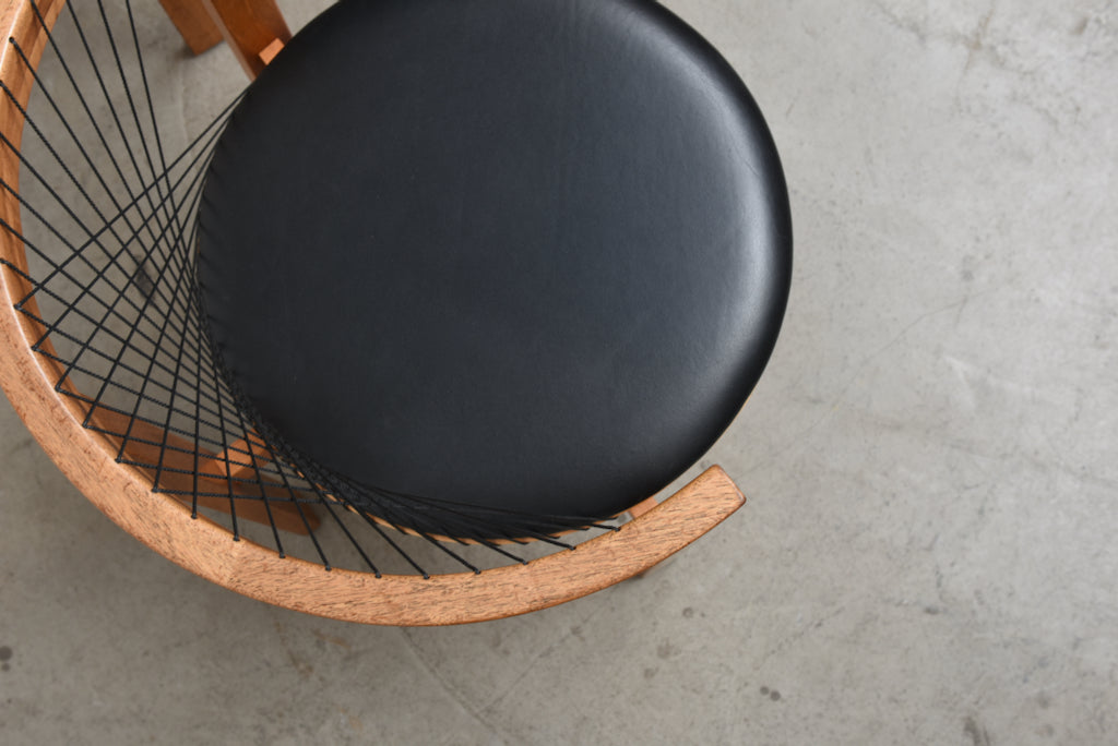 One available: 'String' chairs by Niels Jørgen Haugesen